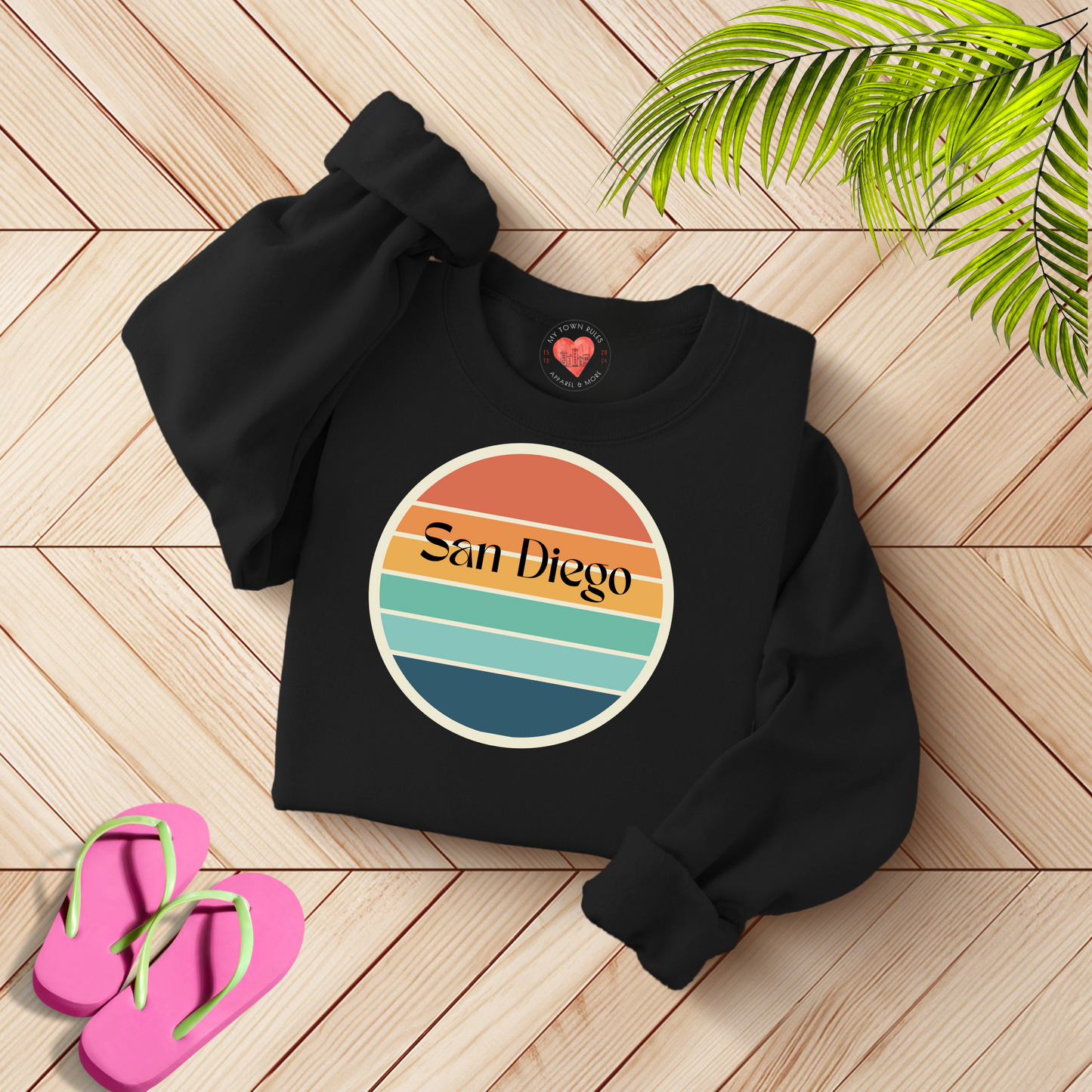 San Diego Retro Vibes Unisex Sweatshirt