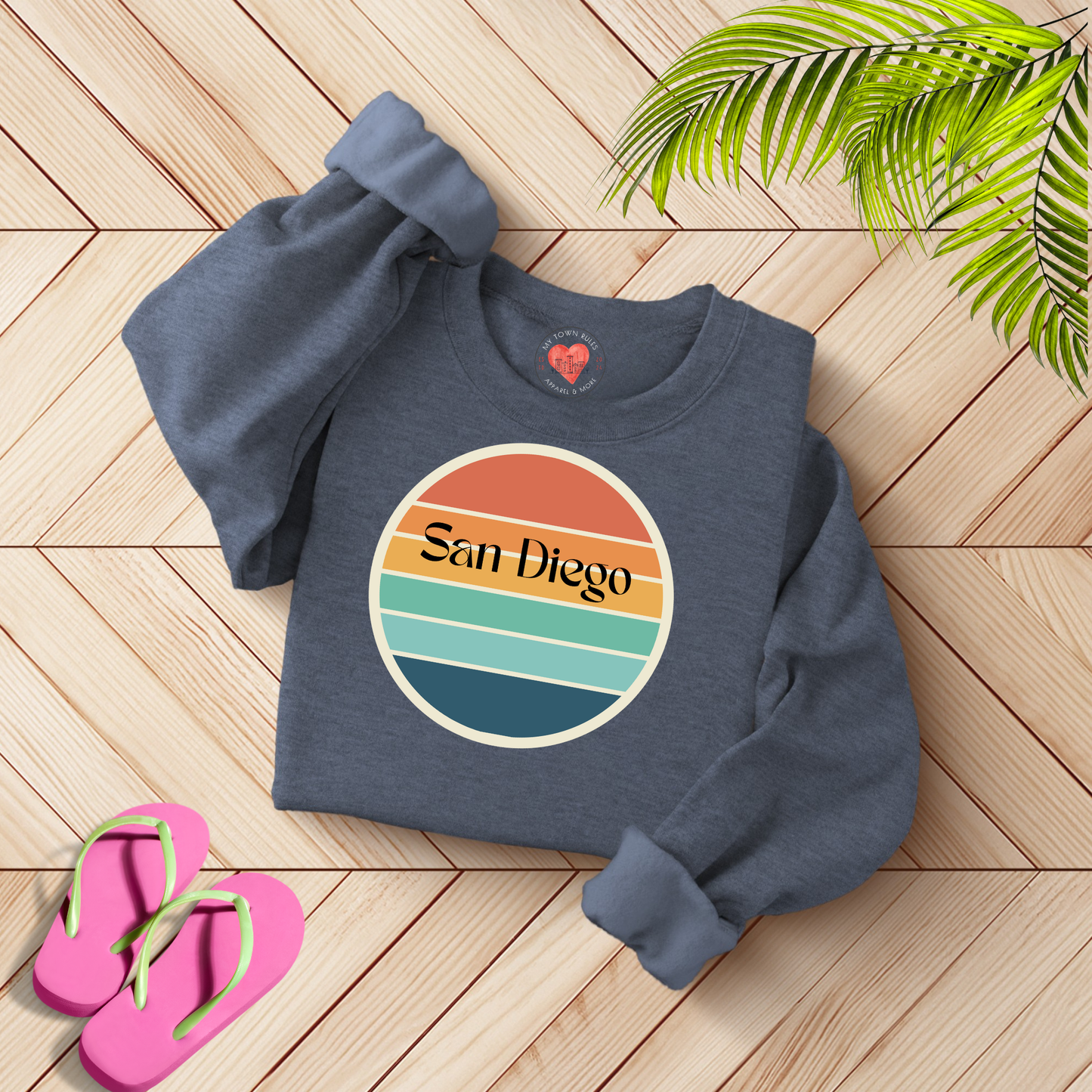 San Diego Retro Vibes Unisex Sweatshirt