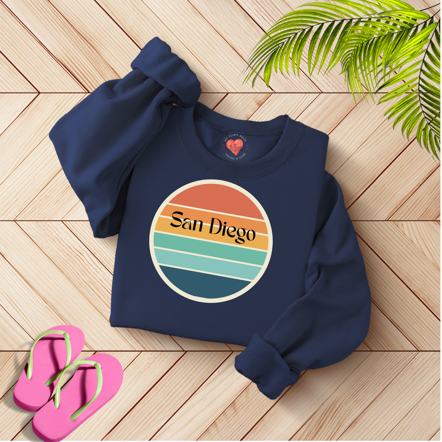 San Diego Retro Vibes Unisex Sweatshirt