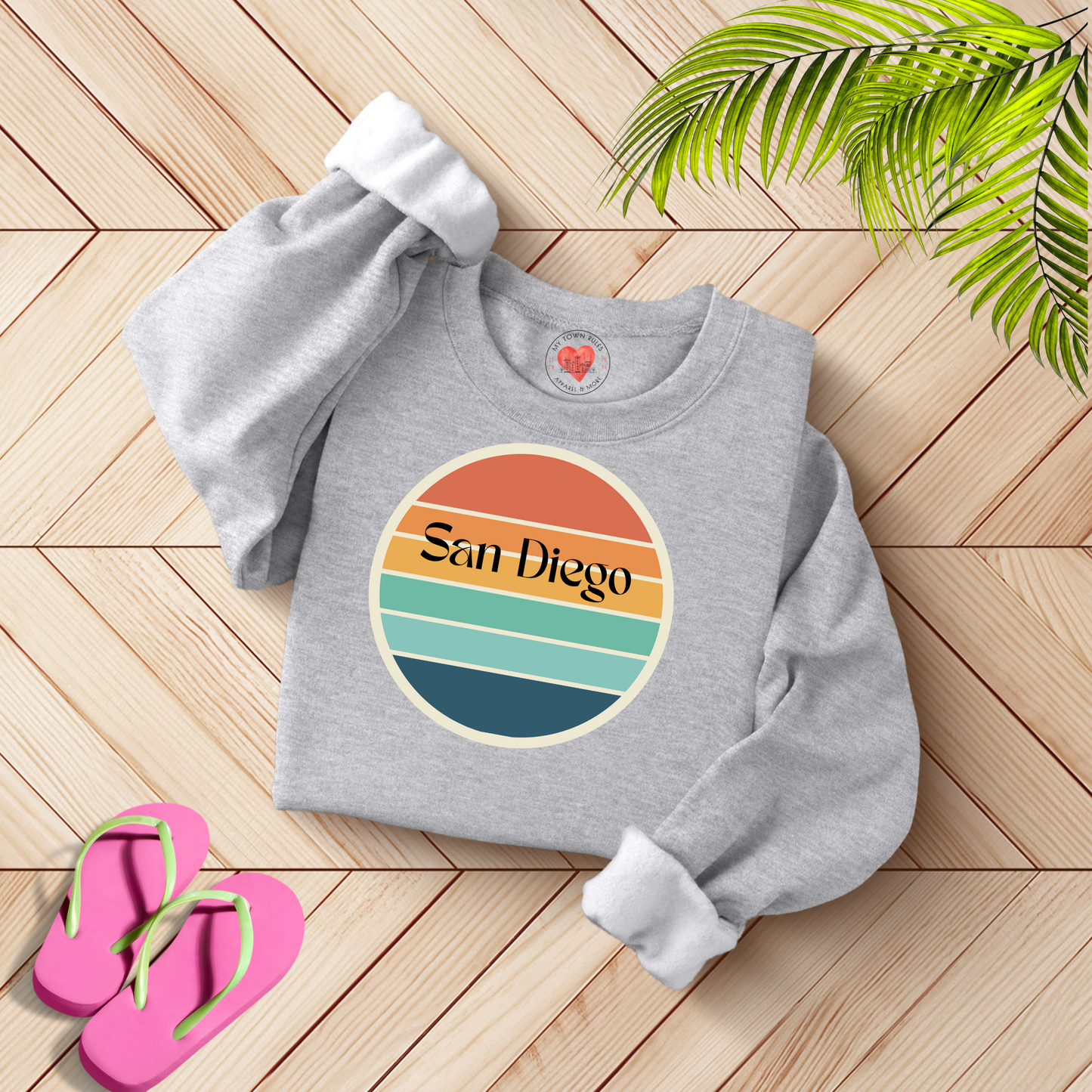 San Diego Retro Vibes Unisex Sweatshirt